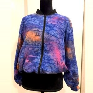 Soft Silk flight jacket